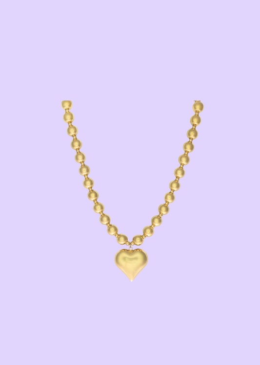 Big heart ketting