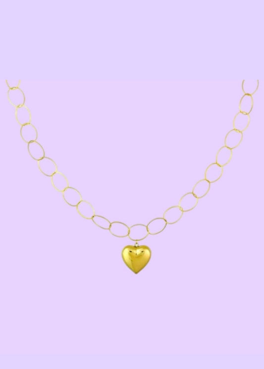 Bunny heart ketting
