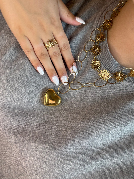 Bunny heart ketting