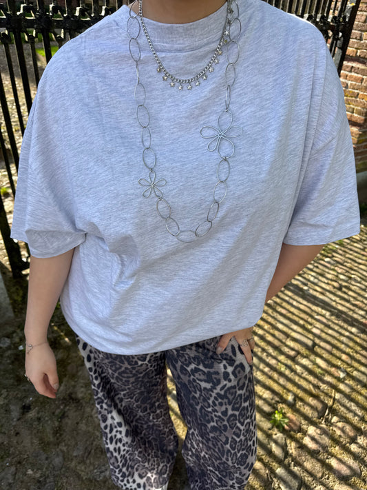 Lange flower ketting