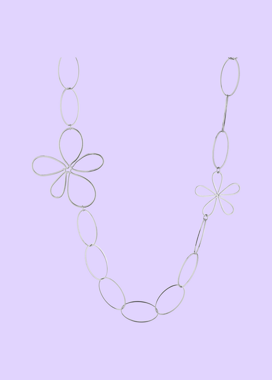 Lange flower ketting