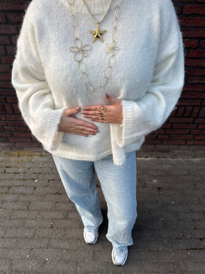 Lange flower ketting